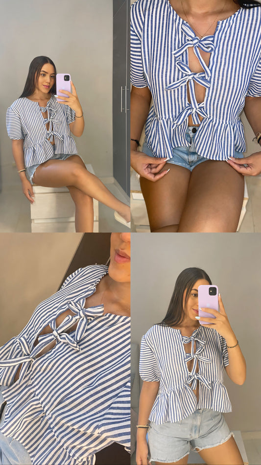 BLUSA COCO LISTAS